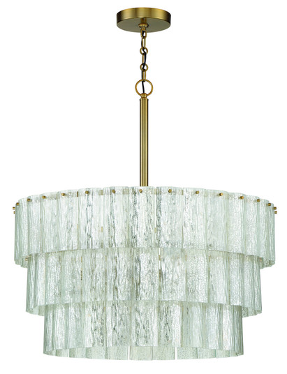 Museo Nine Light Pendant in Satin Brass (46|48696SB)