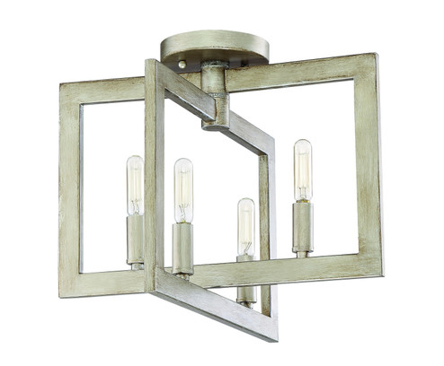 Portrait Four Light Semi Flush Mount in Gold Twilight (46|44954GT)