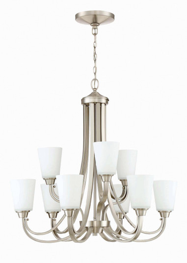 Grace Nine Light Chandelier in Brushed Polished Nickel (46|41929BNK) Grace Nine Light Chandelier in Brushed Polished Nickel (46|41929BNK)