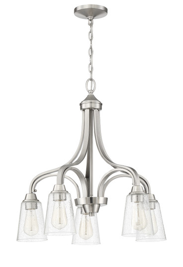 Grace Five Light Chandelier in Brushed Polished Nickel (46|41915BNKCS)