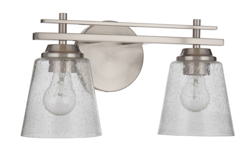 Drake Two Light Vanity in Brushed Polished Nickel (46|19616BNK2)