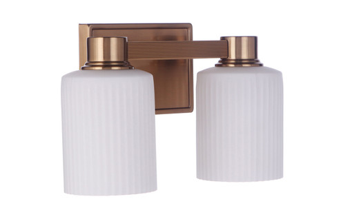 Bretton Two Light Vanity in Satin Brass (46|12912SB2)