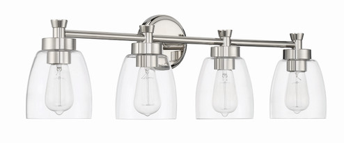 Henning Four Light Vanity in Polished Nickel (46|12730PLN4)