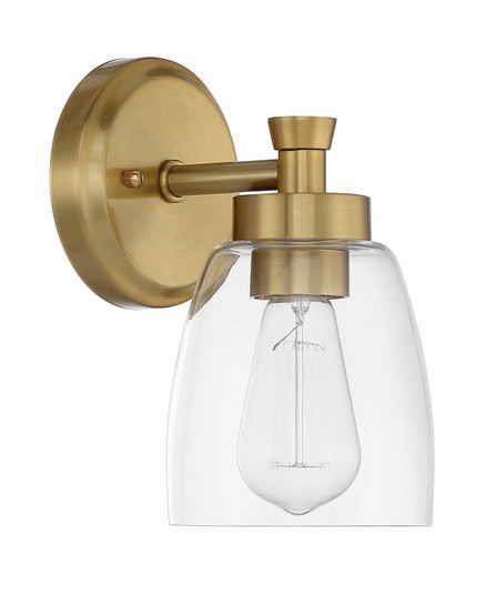 Henning One Light Wall Sconce in Satin Brass (46|12705SB1)