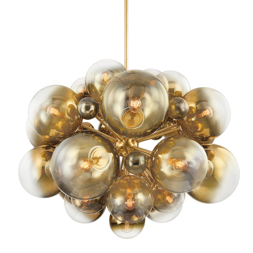 Kyoto 25 Light Chandelier in Vintage Polished Brass (68|42754VPB)