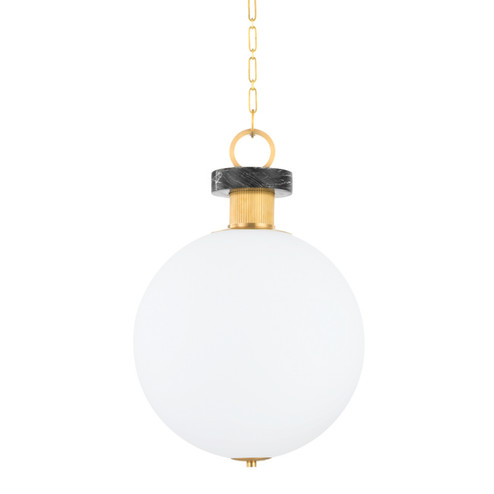 Haru One Light Pendant in Vintage Brass (68|39518VB)