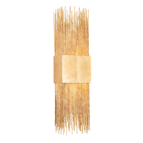 Sabine Two Light Wall Sconce in Vintage Gold Leaf (68|32602VGL)