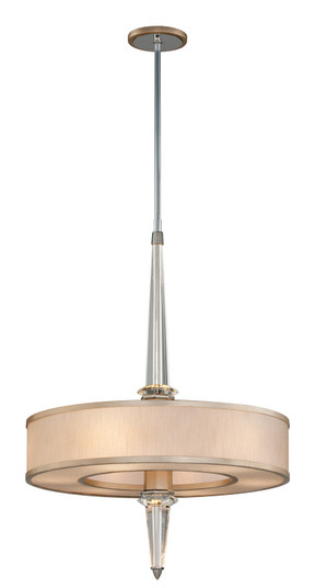 Harlow 16 Light Pendant in Warm Silver Leaf (68|16646WSLSS)