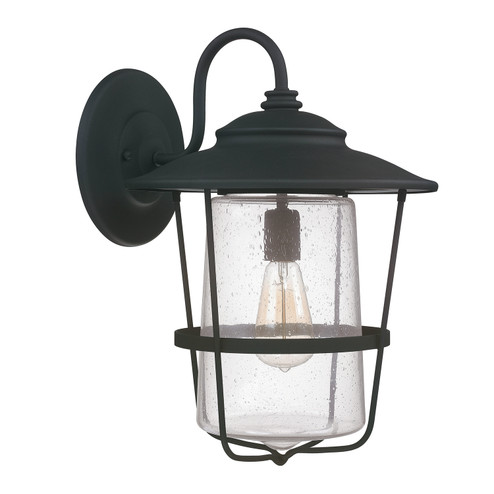 Creekside One Light Outdoor Wall Lantern in Black (65|9603BK)