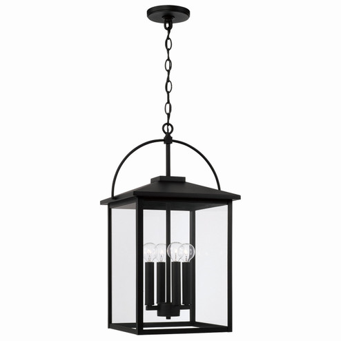 Bryson Four Light Outdoor Hanging Lantern in Black (65|948042BK)