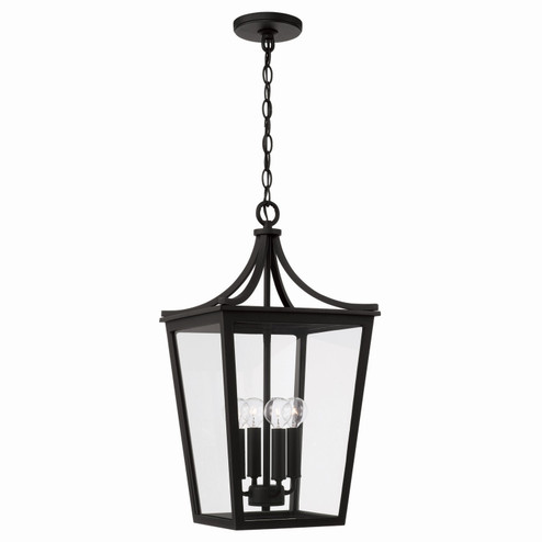 Adair Four Light Outdoor Hanging Lantern in Black (65|947942BK)