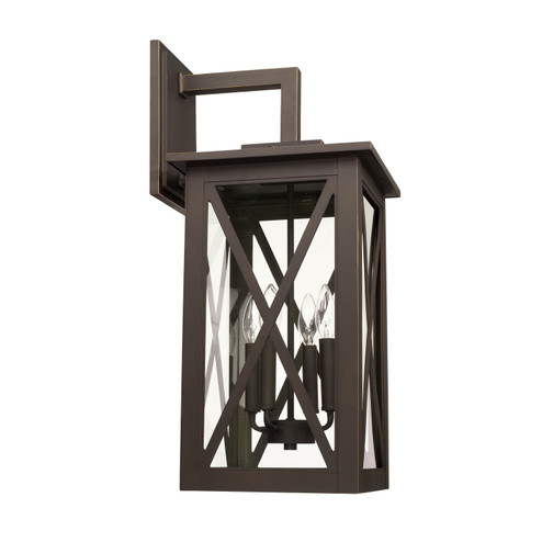 Avondale Four Light Outdoor Wall Lantern in Oiled Bronze (65|926641OZ)