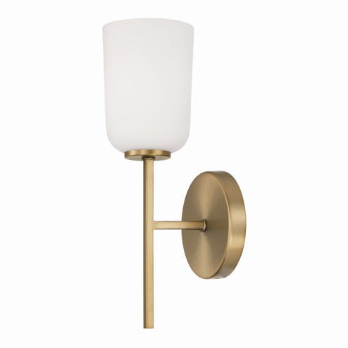 Lawson One Light Wall Sconce in Aged Brass (65|648811AD542)