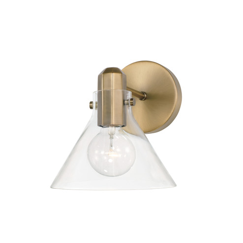Greer One Light Wall Sconce in Aged Brass (65|645811AD528)