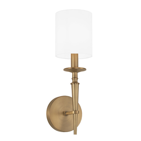 Abbie One Light Wall Sconce in Aged Brass (65|642611AD701)