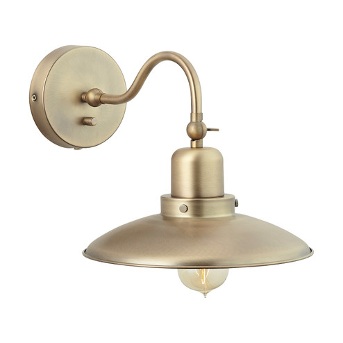 Dewitt One Light Wall Sconce in Aged Brass (65|634811AD)