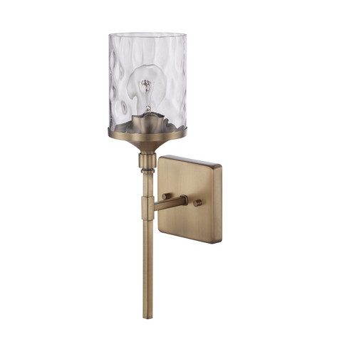 Colton One Light Wall Sconce in Aged Brass (65|628811AD451)