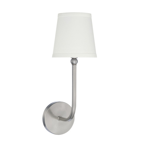 Dawson One Light Wall Sconce in Brushed Nickel (65|619311BN674)