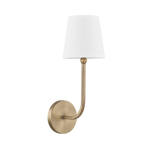 Dawson One Light Wall Sconce in Aged Brass (65|619311AD674)