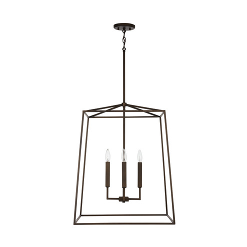 Thea Four Light Foyer Pendant in Oil Rubbed Bronze (65|537643OR)