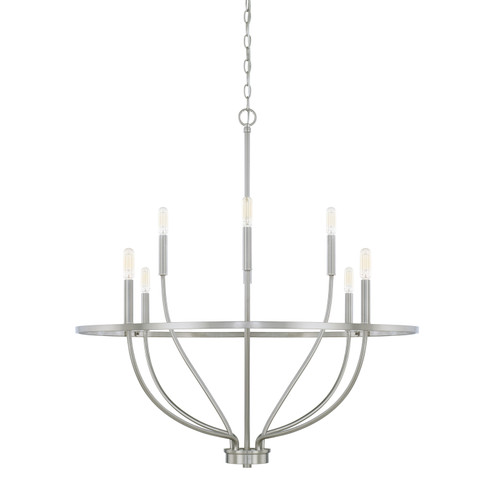 Greyson Eight Light Chandelier in Brushed Nickel (65|428581BN)