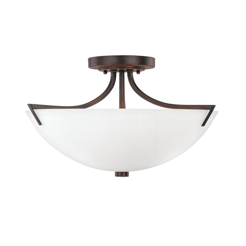 Stanton Three Light Semi-Flush Mount in Burnished Bronze (65|4037BBSW)