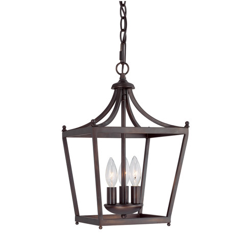 Stanton Three Light Foyer in Burnished Bronze (65|4036BB)