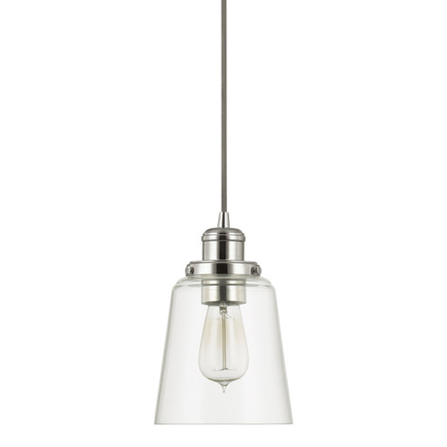 Fallon One Light Pendant in Polished Nickel (65|3718PN135)