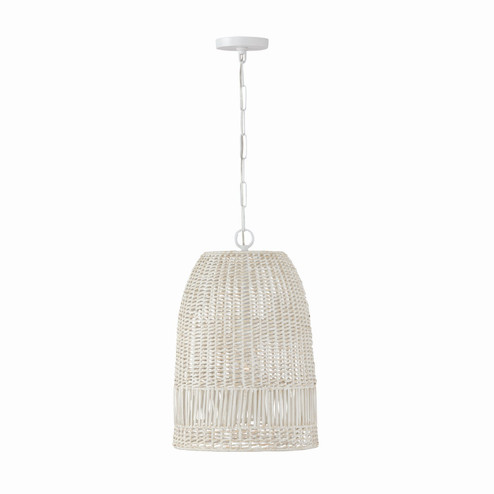 Naomi One Light Pendant in Chalk White (65|347512HH)