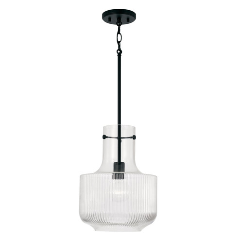 Nyla One Light Pendant in Matte Black (65|345111MB)
