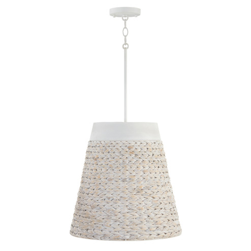 Tallulah Four Light Pendant in Chalk Wash (65|343941HW)