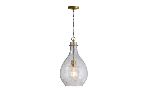 Rabun One Light Pendant in Patinaed Brass (65|333813PA472)