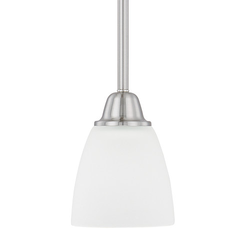 Trenton One Light Pendant in Brushed Nickel (65|315111BN337)