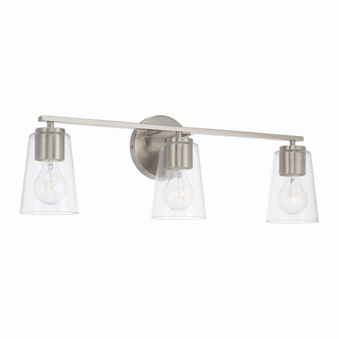 Portman Three Light Vanity in Brushed Nickel (65|148631BN537)