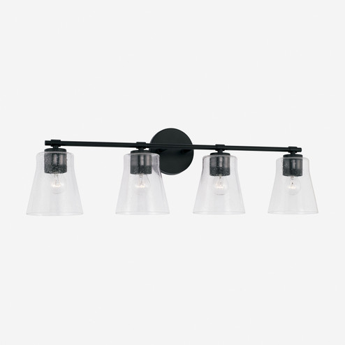 Baker Four Light Vanity in Matte Black (65|146941MB533)