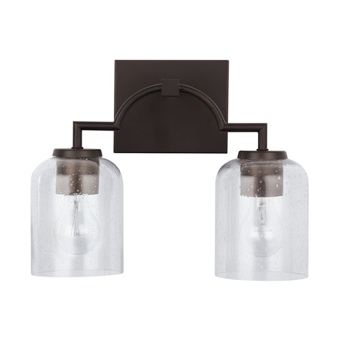 Carter Two Light Vanity in Bronze (65|139321BZ500)