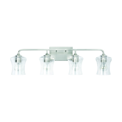 Reeves Four Light Vanity in Brushed Nickel (65|139241BN499)