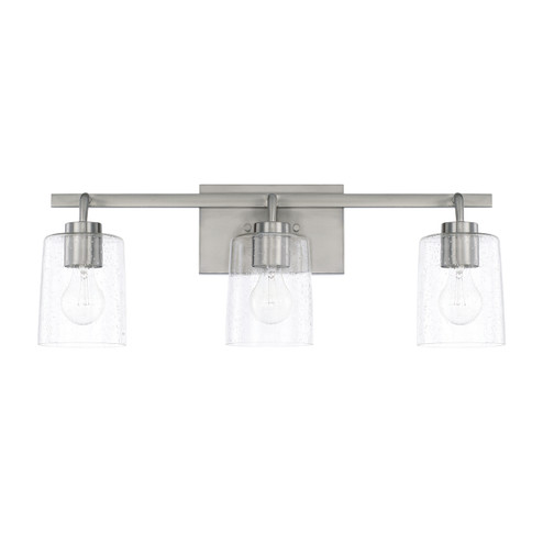 Greyson Three Light Vanity in Brushed Nickel (65|128531BN449)