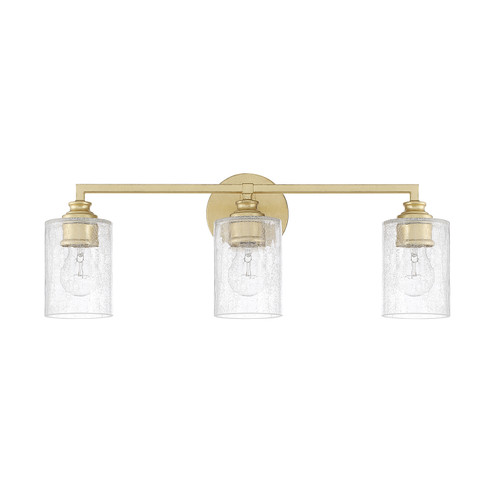 Milan Three Light Vanity in Capital Gold (65|120531CG422)