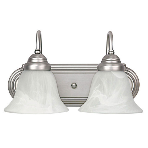 Arthur Two Light Vanity in Matte Nickel (65|1162MN118)