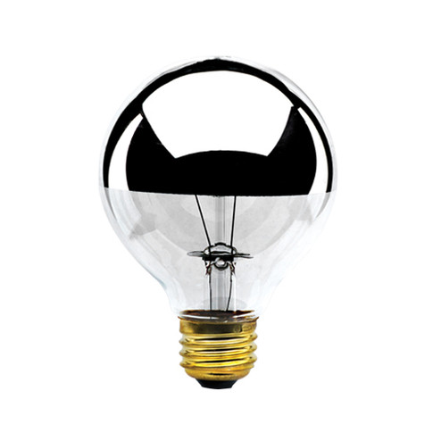 2 Light Bulb in Half Chrome (427|712334)