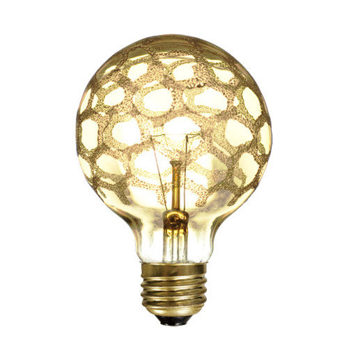Crystal Light Bulb in Amber Marble (427|144025)