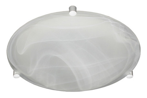 Trio One Light Ceiling Mount in White (74|968252WH)