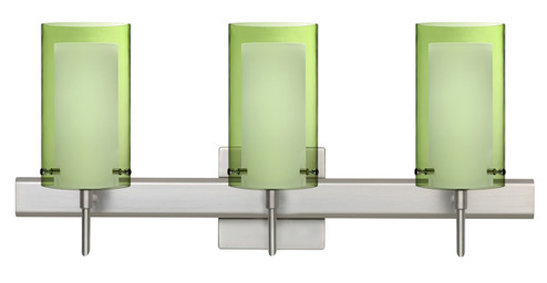 Pahu Wall Sconce in Satin Nickel (74|3SWL44007SNSQ)