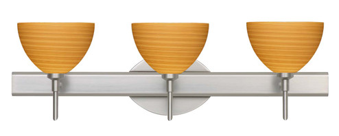 Brella Three Light Wall Sconce in Satin Nickel (74|3SW4679OKSN)