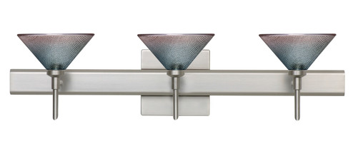 Kona Wall Sconce in Satin Nickel (74|3SW117691SNSQ)