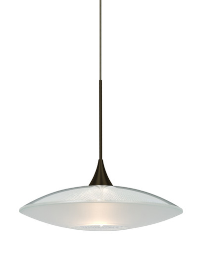 Spazio One Light Pendant in Bronze (74|1XT6294CLBR)