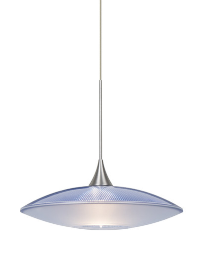 Spazio One Light Pendant in Satin Nickel (74|1XT6294BLLEDSN)