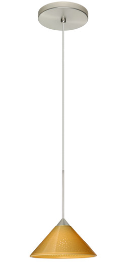 Kona One Light Pendant in Satin Nickel (74|1XT282490LEDSN)