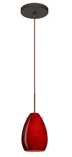 Pera One Light Pendant in Bronze (74|1XT1713MALEDBR)
